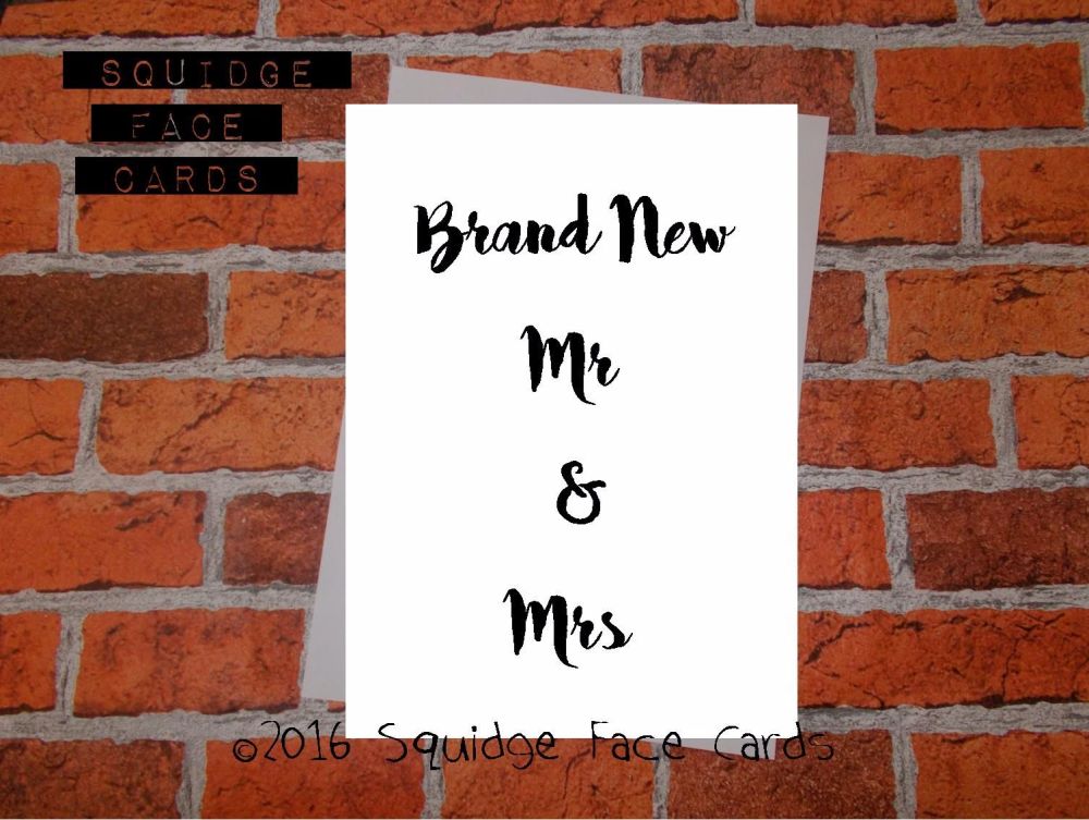Brand New Mr & Mrs
