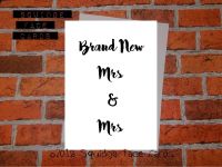 Brand New Mrs & Mrs