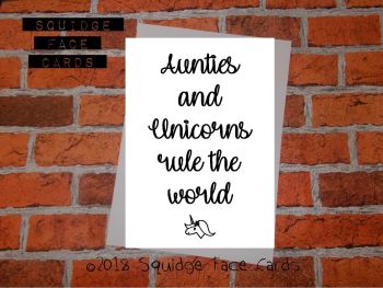 Aunties and unicorns rule the world