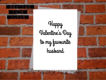 Happy Valentine's Day to my favourite Husband
