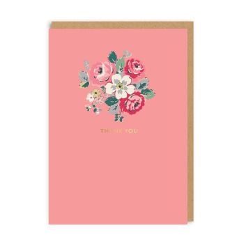 Floral Thank you card