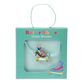 Roller Skate Glitter Bracelet