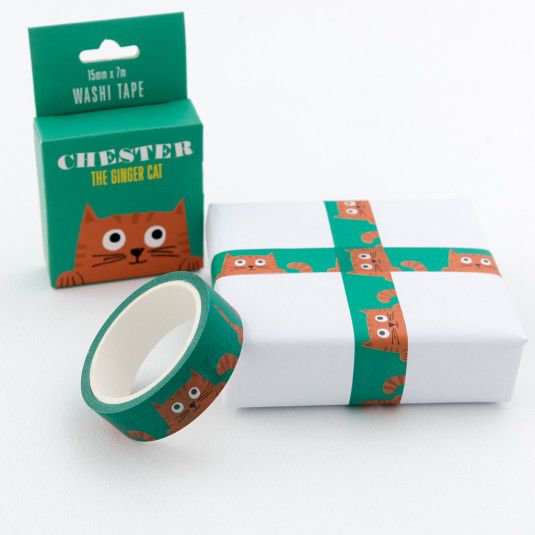 Chester the Cat washi tape