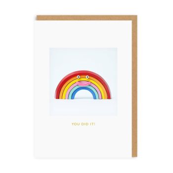 You did it rainbow card
