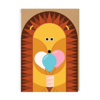 Hedgehog birthday card