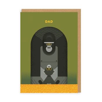 Dad - gorilla card
