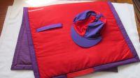 Bespoke, Handmade Saddlepad. Full size with matching hat silk.