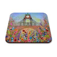 Jo Gough - Chester Clock with flowers Coaster