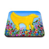 Jo Gough - Lambanana Liverpool with flowers Coaster
