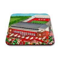 Jo Gough - LFC Stadium with flowers Coaster