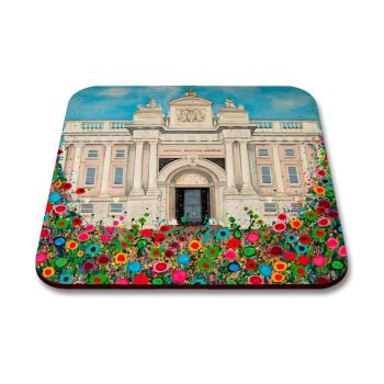 Jo Gough - National Maritime Museum Greenwich with flowers Coaster
