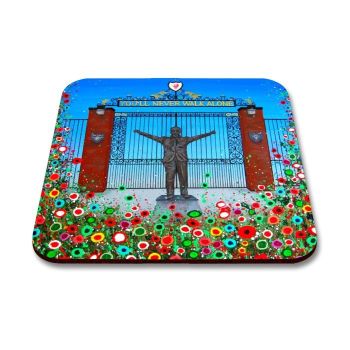 Jo Gough - LFC Shankly Gates with flowers Coaster