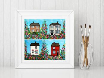 "Beatles Childhood Homes Print" From £10