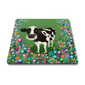 Jo Gough - Cow with flowers Magnet