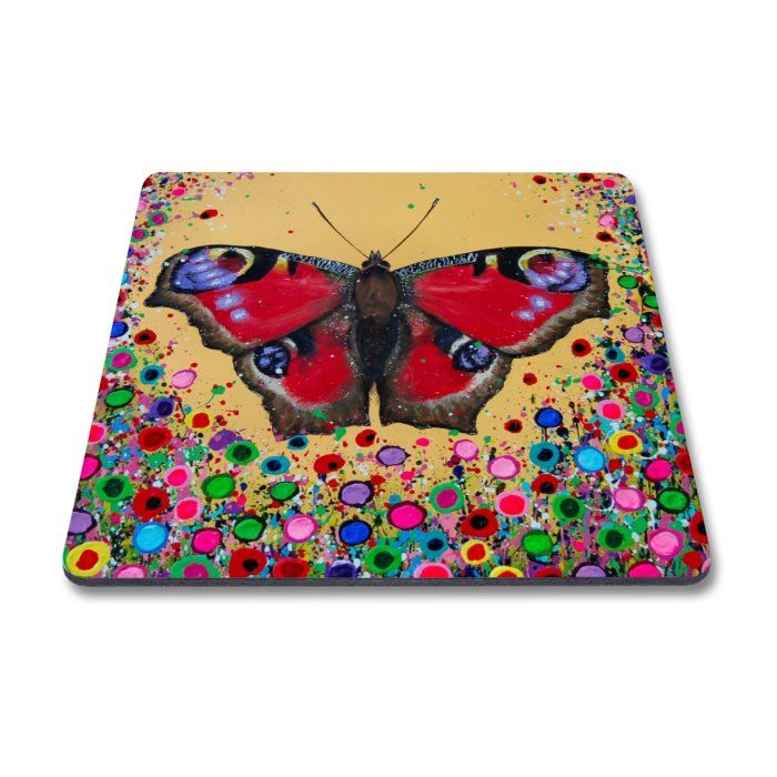 Jo Gough - Butterfly with flowers Magnet