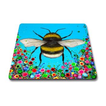 Jo Gough - Bumble Bee with flowers Magnet