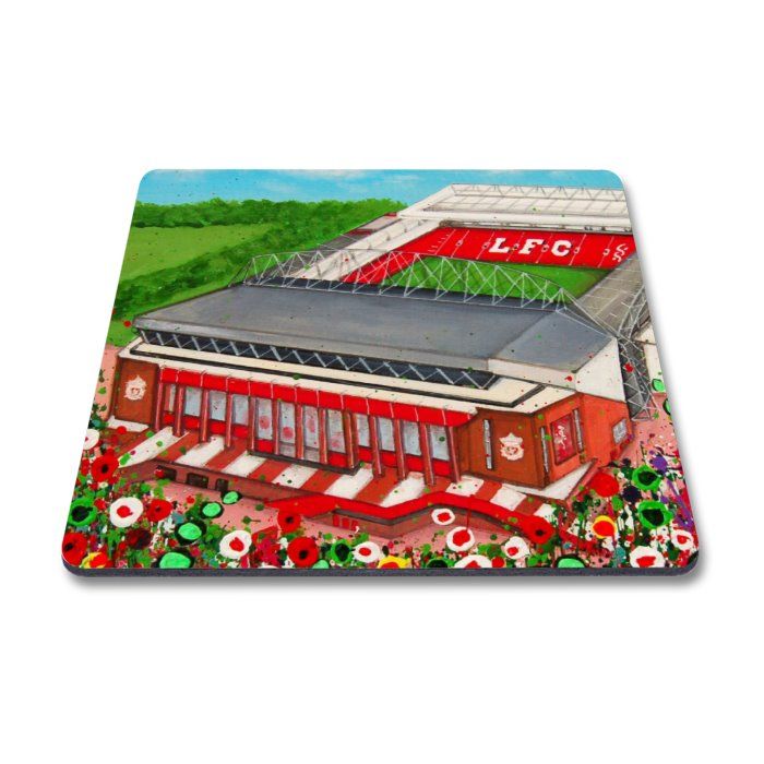 Jo Gough - LFC Stadium with flowers Magnet