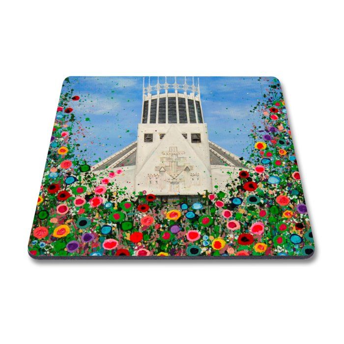 Jo Gough - Met Cathedral with flowers Magnet