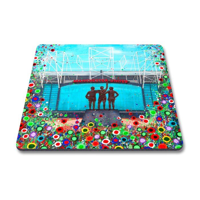 Jo Gough - MUFC Old Trafford Stadium with flowers Magnet