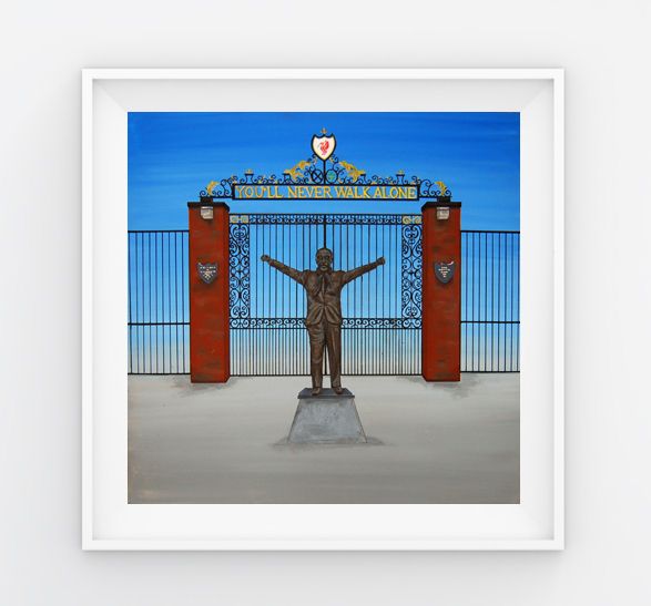 Jo Gough - LFC Shankly Gates (Plain) 30x30cm