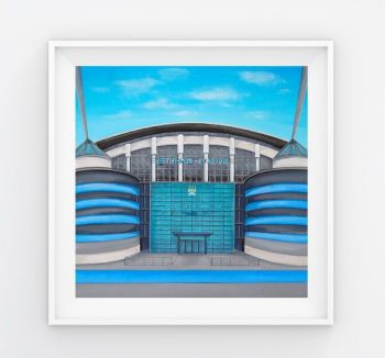 Jo Gough - MCFC Etihad Stadium (Plain) 30x30cm