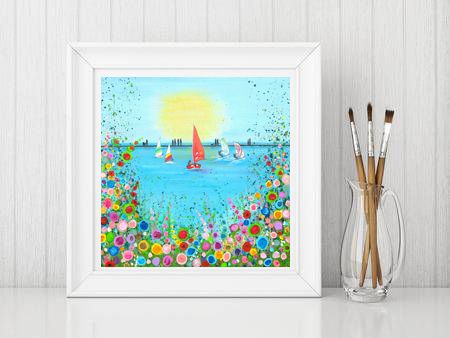 Jo Gough - West Kirby Boating Lake Print From £10