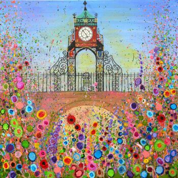 Chester Clock Canvas Print