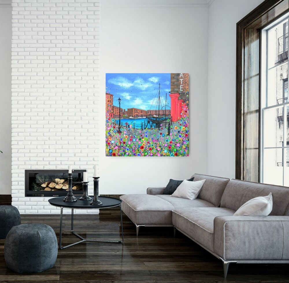 The Royal Albert Dock Liverpool Canvas Print