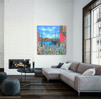 The Royal Albert Dock Liverpool Canvas Print