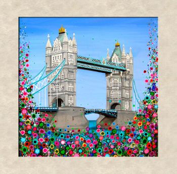 FINE ART GICLEE PRINT - Tower Bridge, London (40x40cm) - 45 Editions