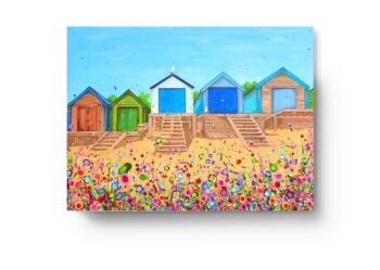 Abersoch Beach Huts, North Wales CANVAS PRINT