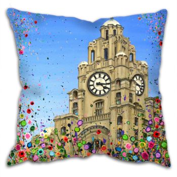 Liverpool Liver Building CUSHION