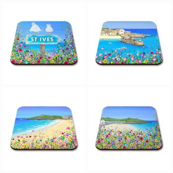 St Ives COASTERS - Set of 4