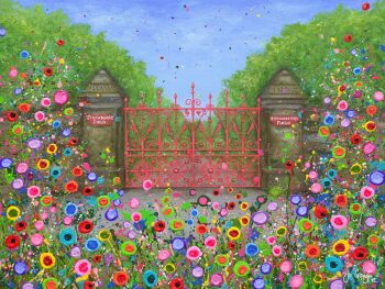 Strawberry Field ORIGINAL ARTWORK