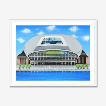 Jo Gough - EFC Bramley Moore Dock Stadium plain Print