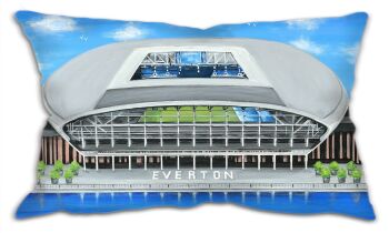 Jo Gough - EFC Bramley Moore Dock Stadium Plain Cushion