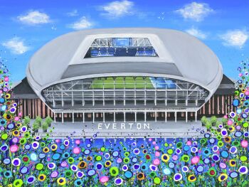 Jo Gough - EFC Bramley Moore Dock Stadium ORIGINAL ART WORK