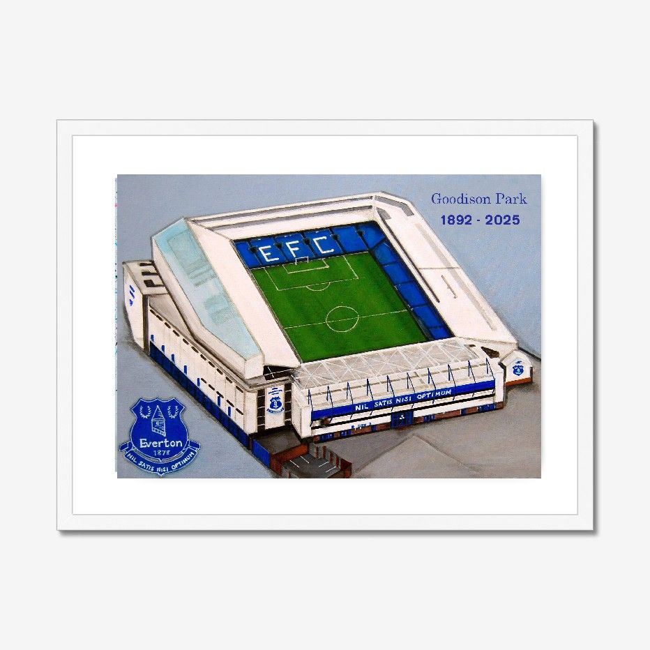 Jo Gough - Goodison Park Stadium Commemoration A4 Print