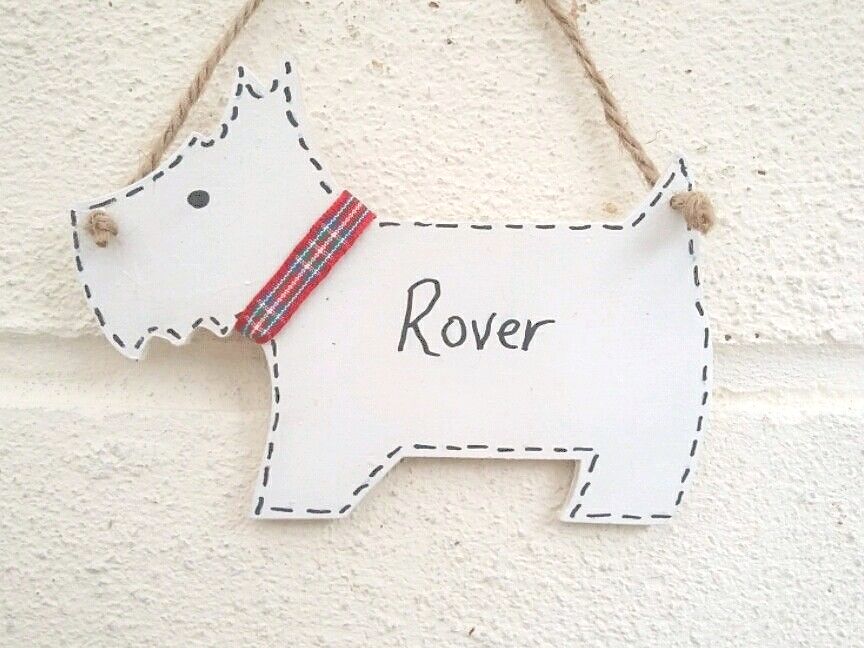 Westie Terrier Dog Shaped Decoration Personalised