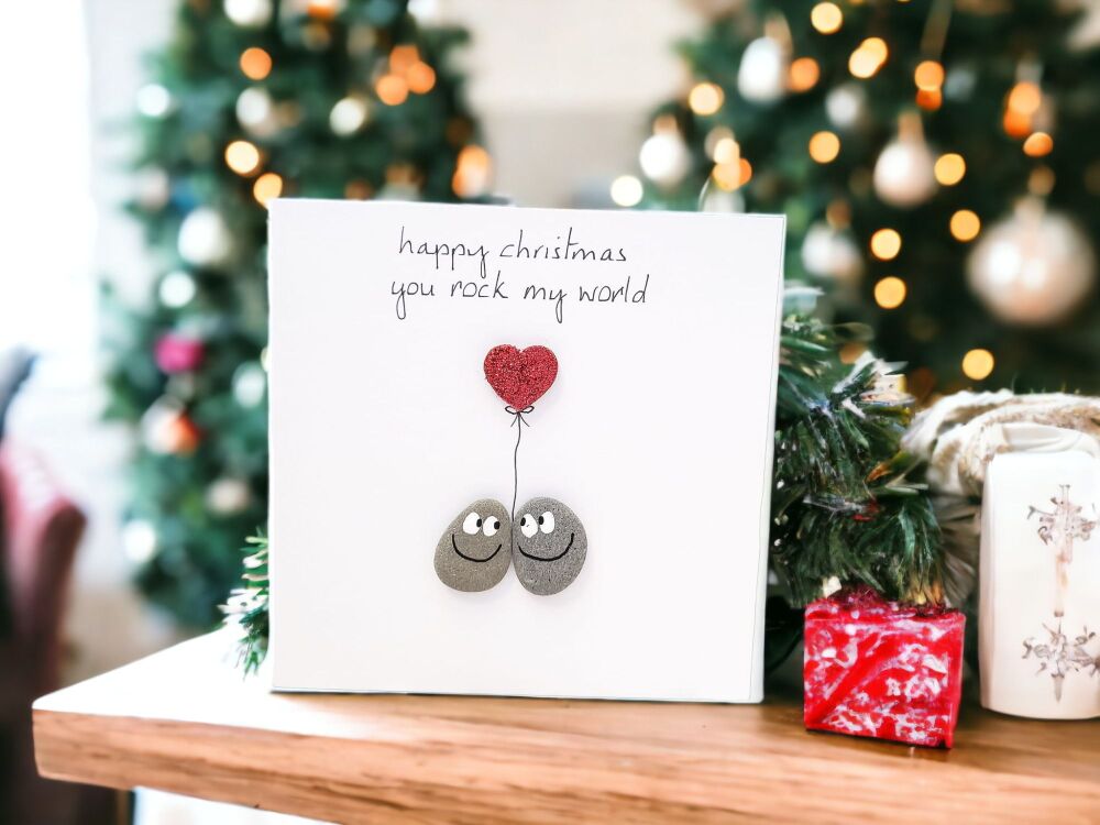 Christmas Card Loved Ones - You Rock My World Personalised