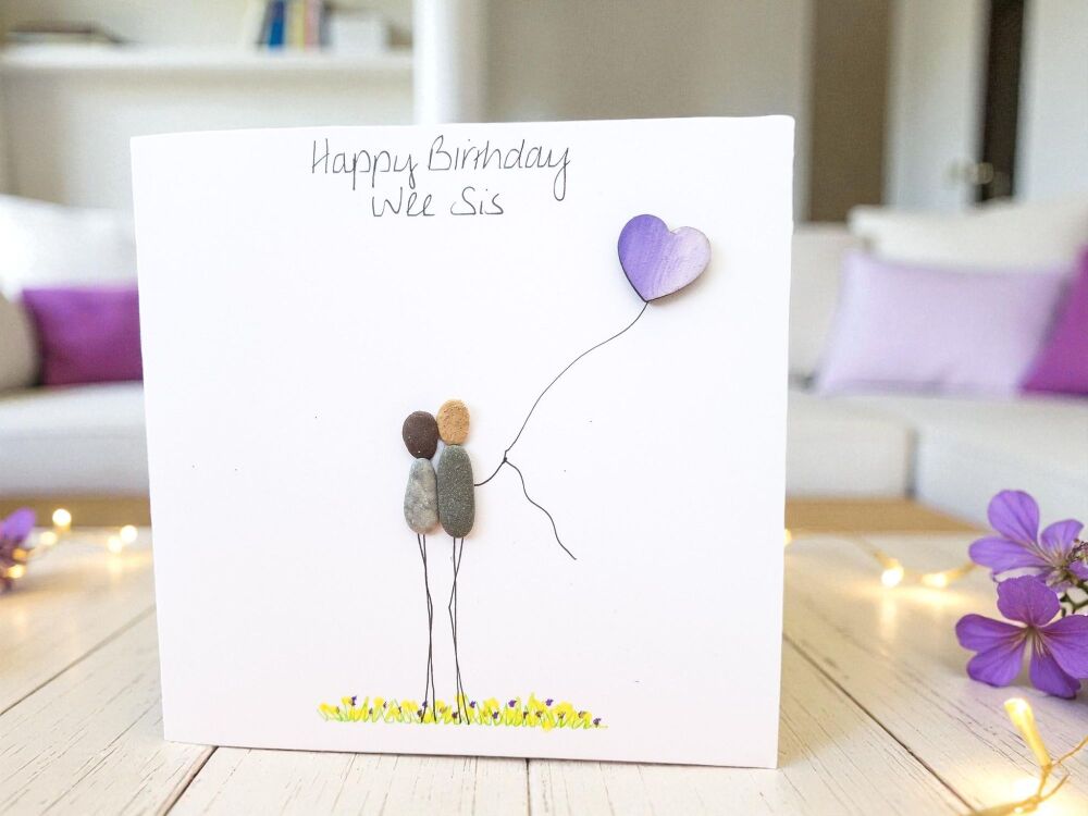 Sister Birthday Card - Always my Sister forever my friend, Personalised