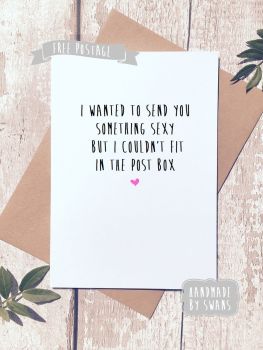 Send you something sexy Valentines Day Greeting Card
