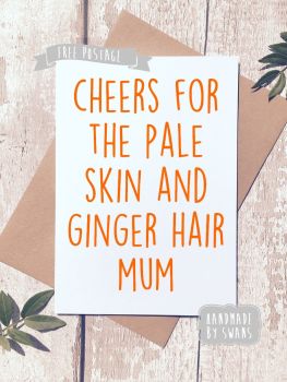 Thanks for the Ginger hair Mother's day Greeting Card