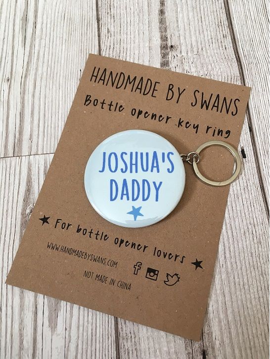 Personlised Daddy Keyring Bottle opener keyring
