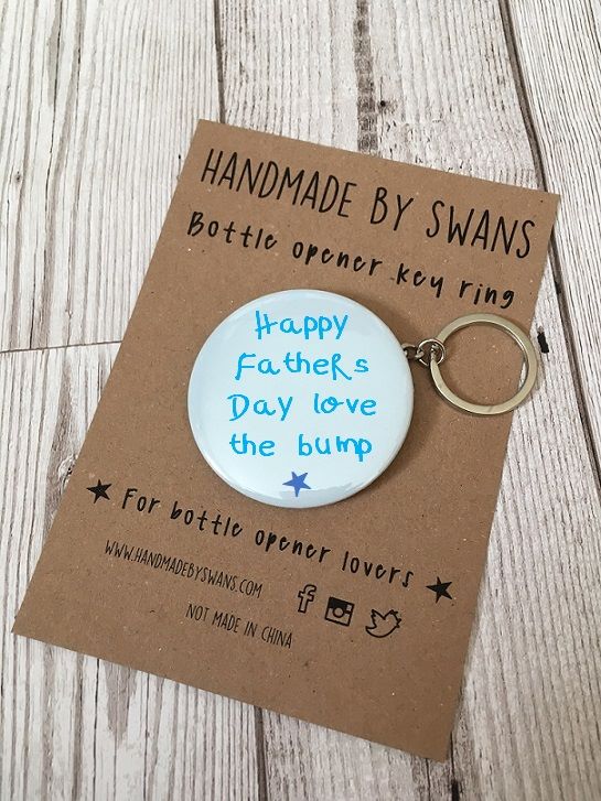 Happy Father's day Love from Bump Keyring Bottle opener keyring