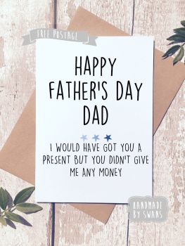 I would have got you a present Father's day Greeting Card