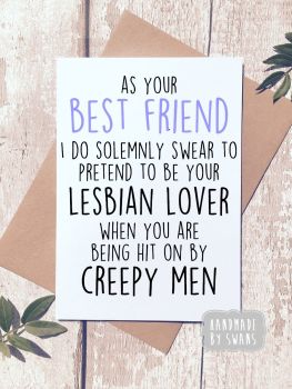I will always be your lesbian lover Greeting Card