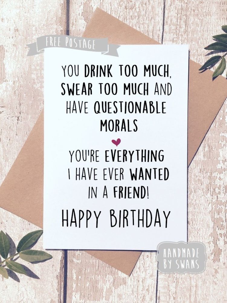 You are everything i have ever wanted in a friend Greeting Card
