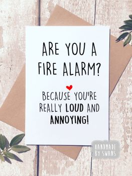Fire Alarm Greeting card