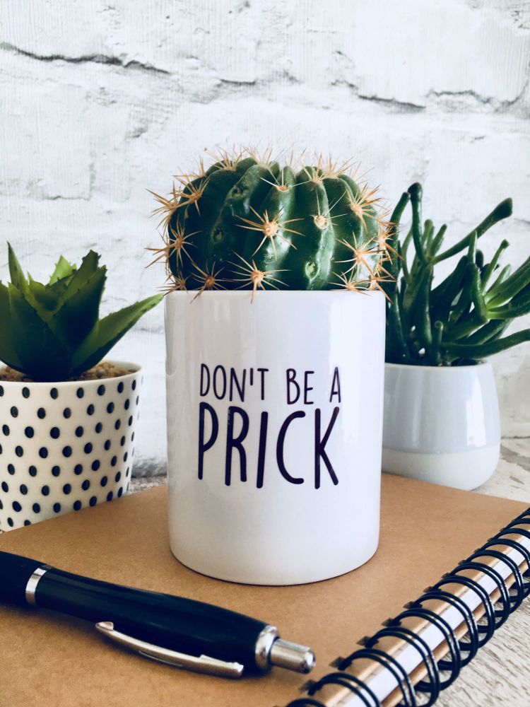 Don't be a prick Plant Pot